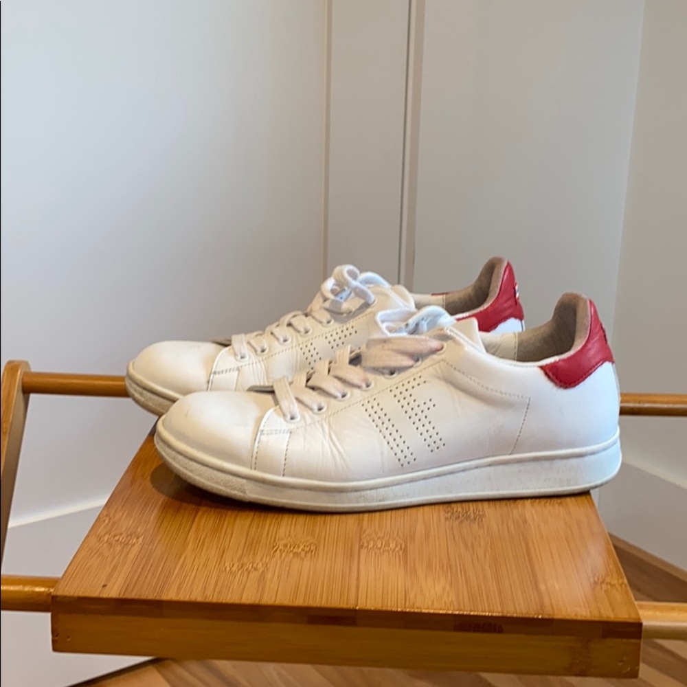 Ines De La Fressange white sneakers